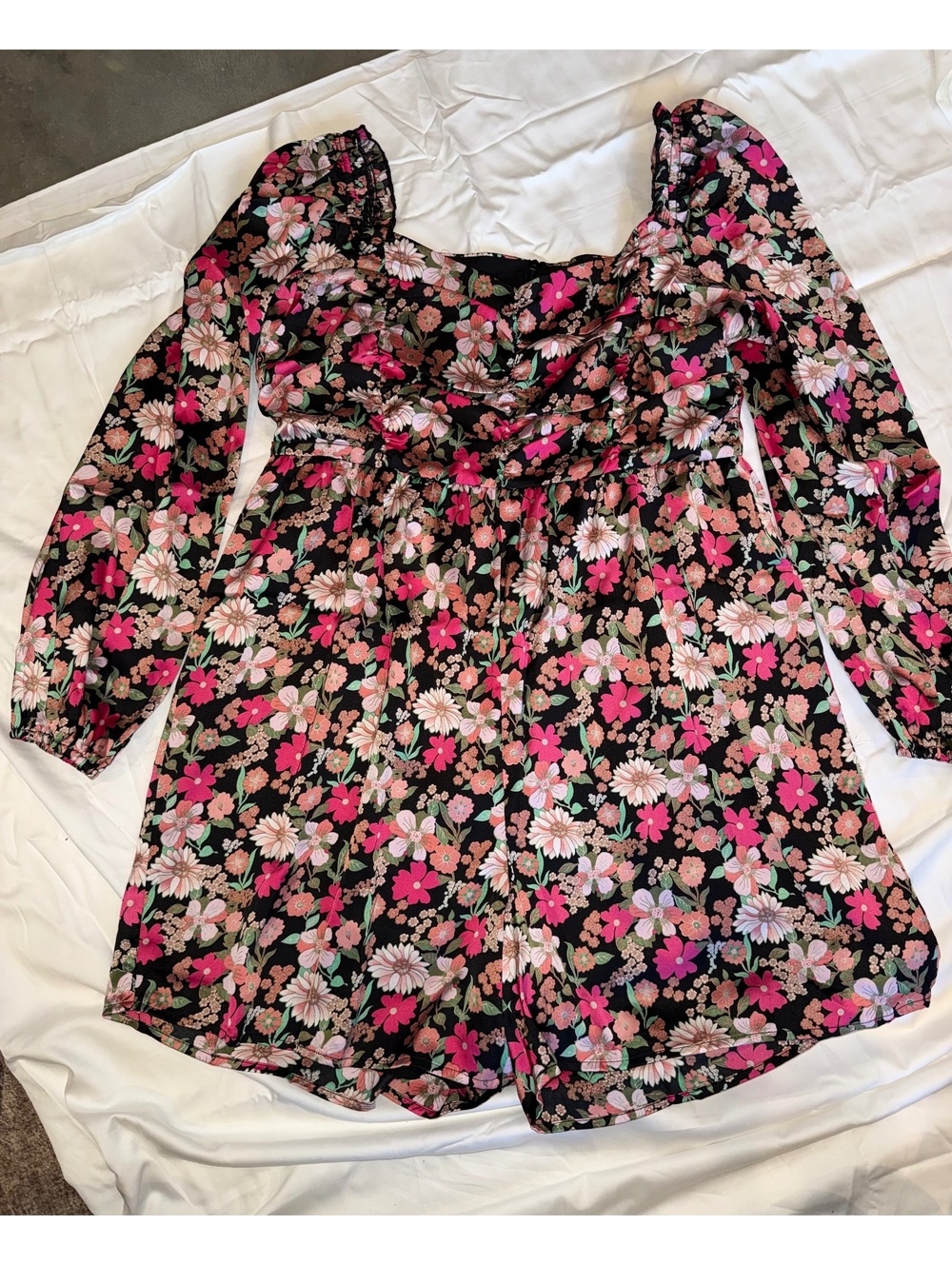 Pink Lily Romper